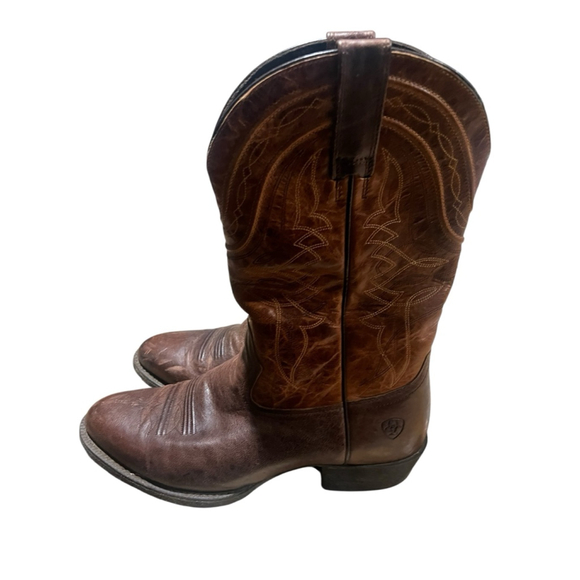 Ariat Comeback Western Round Toe Cowboy Boots Size 9 EE Men's 10016365 Leather - Picture 5 of 10